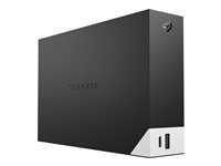 Seagate One Touch with hub STLC4000400 - Hårddisk - 4 TB - extern (desktop) - USB 3.0 - svart - med Seagate Rescue Data Recovery STLC4000400