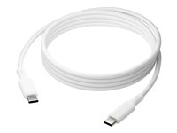dbramante1928 IT - USB-kabel - 24 pin USB-C till 24 pin USB-C - 2 m - upp till 100W laddningskraft CB20CCWH7241
