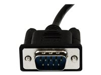 StarTech.com 1 m svart DB9 RS232 seriell nollmodemskabel F/M - Nollmodemkabel - DB-9 (hona) till DB-9 (hane) - 1 m - svart - för P/N: 1P3FPC-USB-SERIAL, ICUSB2321F, ICUSB2324, ICUSB2324I, ICUSB232PRO, ICUSB232V2 SCNM9FM1MBK