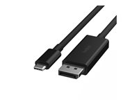Belkin CONNECT - Adapterkabel - 24 pin USB-C (hane) till DisplayPort (hane) - DisplayPort 1.4 - 2 m - stöd för 4K, stöd för 8K - svart AVC014BT2MBK