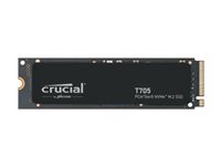 Crucial T705 - SSD - krypterat - 4 TB - inbyggd - M.2 2280 - PCI Express 5.0 (NVMe) - TCG Opal Encryption 2.01 CT4000T705SSD3-T