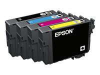 Epson 502 Multipack - 4-pack - svart, gul, cyan, magenta - original - blister - bläckpatron - för Expression Home XP-5100, XP-5105, XP-5150, XP-5155; WorkForce WF-2860, WF-2865, WF-2885 C13T02V64010