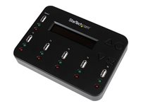 StarTech.com Fristående 1:5 duplikator och raderare för USB-minnen - Kopiator för USB-minnen - USB-enhetsduplikator - 5 fack USBDUP15