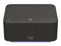 Logitech Logi Dock for Teams - Dockningsstation - USB-C - HDMI, DP - Bluetooth - för Room Solution Large 986-000020