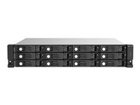 QNAP TL-R1220Sep-RP - Hårddiskarray - 12 fack (SATA-600 / SAS-3) - SAS 12Gb/s (extern) - kan monteras i rack - 2U TL-R1220SEP-RP