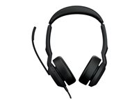 Jabra Evolve2 50 MS Stereo - Headset - på örat - Bluetooth - kabelansluten - aktiv brusradering - USB-A - svart - Zoomcertifierad, Certifierad för Microsoft-teams, Cisco Webex Certified, Alcatel-Lucent-certifierad, Unify-certifierad, Google Meet-certifierad, Amazon Chime-certifierad 25089-999-999