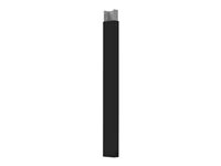 HI-ND Extension Pipe - Monteringskomponent (rörförlängning) - puderbelagd metall - svart, RAL 9005 - för P/N: CC5012-0101-02, CC5012-5001-02 CM9900-0101-02