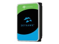 Seagate SkyHawk ST8000VX010 - Hårddisk - 8 TB - inbyggd - 3.5" - SATA 6Gb/s - buffert: 256 MB - med 3 års Seagate Rescue Data Recovery ST8000VX010