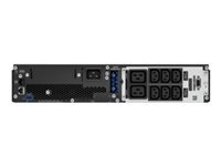 APC Smart-UPS On-Line SRT3000UXI-LI - UPS (rackmonterbar/extern) - AC 220/230/240 V - 2700 Watt - 3000 VA - 12 Ah - USB, serial - utgångskontakter: 8 - 2U SRT3000UXI-LI