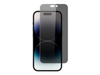 Screenor Privacy 360 - Skärmskydd för mobiltelefon - glas - ramfärg svart - för Apple iPhone 15, 16 15054