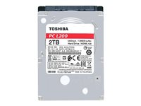 Toshiba L200 Laptop PC - Hårddisk - 2 TB - inbyggd - 2.5" - SATA 6Gb/s - 5400 rpm - buffert: 128 MB HDWL120UZSVA