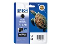 Epson T1578 - 25.9 ml - mattsvart - original - blister - bläckpatron - för Stylus Photo R3000 C13T15784010