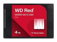 WD Red SA500 WDS400T2R0A - SSD - 4 TB - inbyggd - 2.5" - SATA 6Gb/s WDS400T2R0A
