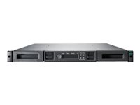 HPE Storage MSL 1/8 - Bandrobot - 144 TB / 360 TB - platser: 8 - LTO Ultrium (18 TB / 45 TB) - Ultrium 9 - högsta antal enheter: 1 - SAS-3 - kan monteras i rack - 1U - streckkodsläsare P84148-B25