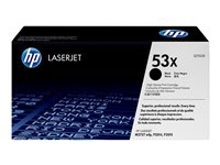 HP 53X - Lång livslängd - svart - original - LaserJet - tonerkassett (Q7553X) - för LaserJet M2727nf MFP, M2727nfs MFP, P2014, P2014n, P2015, P2015d, P2015dn, P2015n, P2015x Q7553X