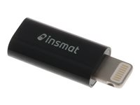 Insmat - Lightning-adapter - Lightning hane till mikro-USB typ B hona - svart 520-8854