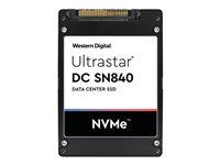 WD Ultrastar DC SN840 WUS4BA176DSP3X4 - SSD - 7680 GB - inbyggd - 2.5" - U.2 PCIe 3.1 x4 (NVMe) 0TS2057