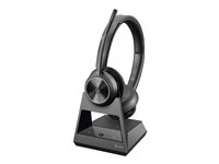HP Poly Savi 7320 Office - Savi 7300 series - headset - på örat - DECT - trådlös - svart 8D3F7AA#ABB