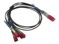 Dell 100GbE Direct Attach - Övergångskabel - QSFP28 (hane) till QSFP28 (hane) - 3 m - dubbelaxlad - passiv - för Networking S6100; PowerEdge C6420, T130, T330; PowerSwitch S4112, S5212; Networking Z9100 470-ABQB