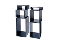 Middle Atlantic RK16 - Rack - svart, trämönster - 16U - 19" RK16