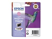 Epson T0806 - 7.4 ml - ljus magenta - original - blister - bläckpatron - för Stylus Photo P50, PX650, PX660, PX700, PX710, PX720, PX730, PX800, PX810, PX820, PX830 C13T08064011