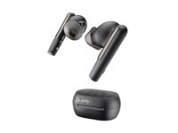 HP Poly Voyager Free 60+ - True wireless-hörlurar med mikrofon - inuti örat - Bluetooth - aktiv brusradering - USB-C via Bluetooth-adapter, 3,5 mm kontakt - kolsvart - Certifierad för Zoom Rooms 7Y8G4AA