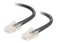 C2G Cat5e Non-Booted Unshielded (UTP) Network Patch Cable - Patch-kabel - RJ-45 (hane) till RJ-45 (hane) - 1.5 m - UTP - CAT 5e - tvinnad, enhetsstart - svart 83042