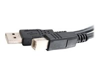 C2G 9.8ft USB A to USB B Cable - USB A to B Cable - USB 2.0 - Black - M/M - USB-kabel - USB (hane) till USB typ B (hane) - USB 2.0 - 3 m - svart 28103