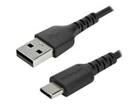 StarTech.com 2 m USB 2.0 till USB-C-kabel -&nbsp;svart&nbsp; - USB-kabel - USB (hane) rak till 24 pin USB-C (hane) rak - Thunderbolt 3 / USB 2.0 - 2 m - svart - för P/N: CDP2HDUACP2, SECTBLTDT, STNDTBLTMOB RUSB2AC2MB