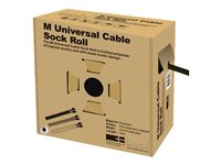 Multibrackets M Universal Cable Sock Roll 40 mm x 50 m - Kabelorganiserare - svart 7350022732483