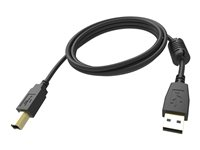 Vision Professional - USB-kabel - USB (hane) till USB typ B (hane) - USB 2.0 - 3 m - svart TC 3MUSB/BL