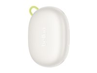 Belkin SoundForm ActiveFit - True wireless-hörlurar med mikrofon - öronknopp - montering över örat - Bluetooth - sand AUC016HQCR