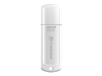 Transcend JetFlash 730 - USB flash-enhet - 32 GB - USB 3.0 - vit TS32GJF730