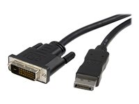 StarTech.com 3 m DisplayPort till DVI-kabel - DisplayPort till DVI-kabeladapter 1080p video - DisplayPort till DVI-D kabel Single Link - DP till DVI-skärmkabel - DP 1.2 till DVI-konverterare - DisplayPort-kabel - DisplayPort (hane) till DVI-D (hane) - 3 m - svart - för P/N: DPPNLFM3, DPPNLFM3PW DP2DVIMM10