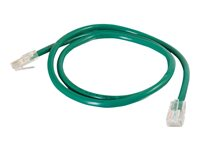 C2G Cat5e Non-Booted Unshielded (UTP) Network Patch Cable - Patch-kabel - RJ-45 (hane) till RJ-45 (hane) - 2 m - UTP - CAT 5e - tvinnad, enhetsstart - grön 83063