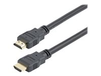 StarTech.com 0,3 m kort Höghastighets-HDMI-kabel ? Ultra HD 4k x 2k HDMI-kabel ? HDMI till HDMI M/M - HDMI-kabel - HDMI hane till HDMI hane - 30 cm - dubbelt skärmad - svart HDMM30CM