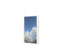 HI-ND Ceiling Casing 75" - Monteringssats (hölje) - stående - för LCD-panel för digital skyltning - vit - skärmstorlek: 75" - takmonterbar CC7515-6001-01