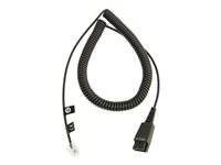 Jabra - Headset-kabel - Snabburkoppling till RJ-10 hane - 2 m 8800-01-01