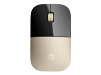 HP Z3700 - Mus - blå LED - trådlös - 2.4 GHz - trådlös USB-mottagare - guld - för Pavilion 24, 27, 32, 510, 590, 595, TP01 X7Q43AA