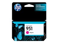 HP 951 - 9.5 ml - magenta - original - Officejet - bläckpatron - för Officejet Pro 251dw, 276dw, 8100 ePrinter, 8600 Premier, 8610, 8620, 8640 CN051AE#LS3