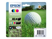Epson 34 Multipack - 4-pack - svart, gul, cyan, magenta - original - bläckpatron - för WorkForce Pro WF-3720, WF-3720DWF, WF-3725DWF C13T34794010