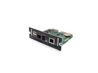 Schneider Electric Network Management Card 3 with Environmental Monitoring and Modbus - Adapter för administration på distans - SmartSlot - Gigabit Ethernet - för P/N: SMT1000RM1U, SMT750RM1U, SRYL20K20XLT18, SRYL20K20XLT24, SRYL5K15XLT18 AP9643