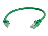 C2G Cat6 Booted Unshielded (UTP) Network Patch Cable - Patch-kabel - RJ-45 (hane) till RJ-45 (hane) - 10 m - UTP - CAT 6 - formpressad, hakfri, tvinnad - grön 83432