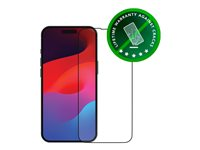 dbramante1928 Eco-shield - Skärmskydd för mobiltelefon - bulk - ramfärg svart - för Apple iPhone 15 Pro ES61CL004236