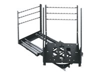 Middle Atlantic SRSR X-28 - Roterande skensystem - svart pulverlack - 28U - 19" SRSR-X-28