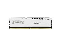 Kingston FURY Beast - DDR5 - modul - 32 GB - DIMM 288-pin - 5200 MT/s / PC5-41600 - CL36 - 1.25 V - ej buffrad - on-die ECC - vit KF552C36BWE-32