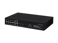 HPE FlexNetwork 5140 8G 2SFP 2XGT Combo EI - Switch - L3 - smart - 8 x 10/100/1000 + 2 x 1 Gigabit / 10 Gigabit SFP+ + 2 x combo 10GBase-T - rackmonterbar - BTO R8J42A