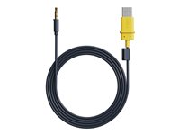 Logitech - USB-A-adapter för hörlursuttag - 3,5 mm ljuduttag hane till USB hane - 1.3 m 951-000089