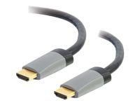 C2G Select 3m (10ft) HDMI Cable with Ethernet - High Speed CL2 In-Wall Rated - M/M - HDMI-kabel med Ethernet - HDMI hane till HDMI hane - 3 m - skärmad - svart - för Dell Venue 10 5050 42523