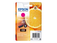 Epson 33 - 4.5 ml - magenta - original - blister - bläckpatron - för Expression Home XP-635, 830; Expression Premium XP-530, 540, 630, 635, 640, 645, 830, 900 C13T33434012
